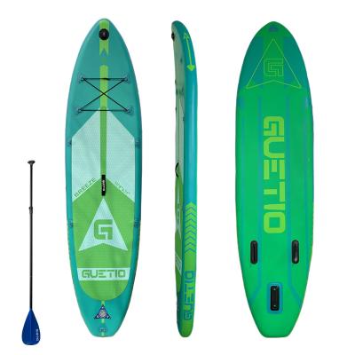 China Water Sports In Stock Ready To Ship Double Layer Inflatable SUP Standup Rack Up Paddle Board for sale