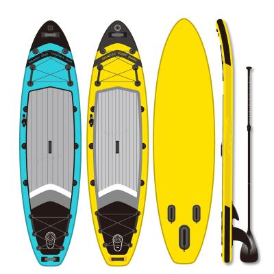 China Inflatable Water Sports River Lake Ocean Leisure Wooden Grain Isup Stand Up Paddle Board for sale