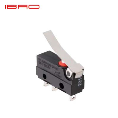 China IBAO Micro Switch For Household Appliances Max Black Waterproof Motor Power Coffee Welding MAA Terminal Protection for sale