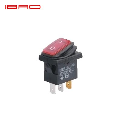 China PA IBAO CNIBAO RCC KCD1-101 Series Waterproof Rocker Switch Illuminated Rocker Switch for sale