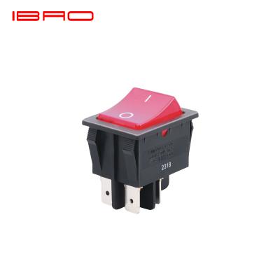 China PA IBAO CNIBAO RCE KCD4 Series Rocker Switch Red Light for sale