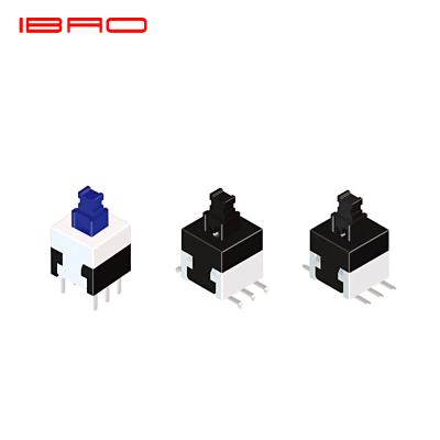 China PA IBAO CNIBAO Push Switch Push Button SERIES 8*8mm Switch Parts Month Under Effective Storage DC 30V PS On-Off IEC61058 Series for sale