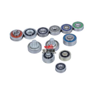 China Customized Special Deep Size Sliding Door Furniture Roller Groove Ball Bearing for sale