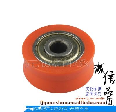 China Hot Single Convex Roller 608 Plastic Window Roller Wheel Sliding Cabinet/Cabinet Shower Room Roller/Tiered Wheels Sales With Housing for sale