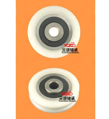 China Sliding door roller and window shower room roller / plastic wheel wheels rubber tread for shower room roller rubber wheel for sale