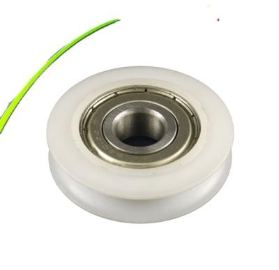 China Modern U Groove Roller Wheel For Windows Door 6201 Slide Bearing for sale