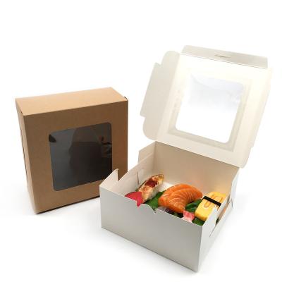 China Custom Printed Recycled OEM Colors Cupcake Pastry Cajas Papel Box Materials Take Out Food Box Container Packaging Macaron Paper Boxes for sale