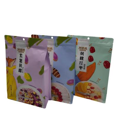 China Maßgeschneiderte Lebensmittel-Grade Stand-Up-Tasche Plastik-Verpackungstüte für Snack Granola und mehr zu verkaufen