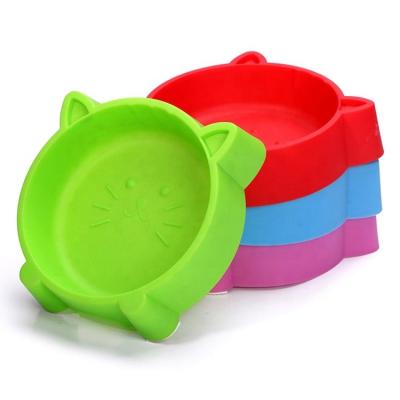 China Sustainable Durable Non-Slip Plastic Dog Bowl For Pet Puppy Kitten Eating Food And Drinking Water for sale