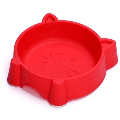 China Sustainable Durable Non-Slip Plastic Pet Bowl For Dog Cat Food And Water for sale