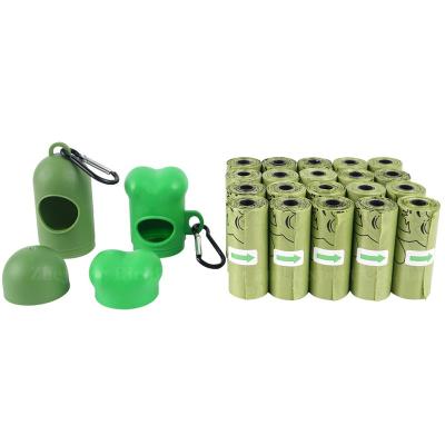 China Sustainable Custom Degradable Dog Poop Bag With Waste Pet Bag Dispenser for sale