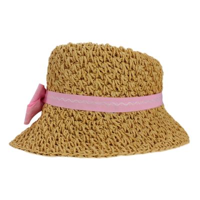 China Economic Picture Children's Hand Crochet Pineapple Boy Fashion Sun Hat Straw for sale