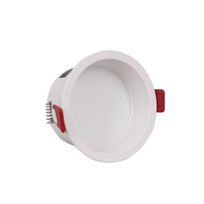 China Modern New Design Good Quality No Long Lifespan Anti Glare Deep Round LED Downlight Large Visual Instant Illumination Area for sale