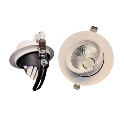 China New Design Good Quality Modern High Lumen Dimmable Led Ceiling Lamp 360 Recessed Rotary Elephant Trunk Downlight 10W 20W 30W 40W for sale