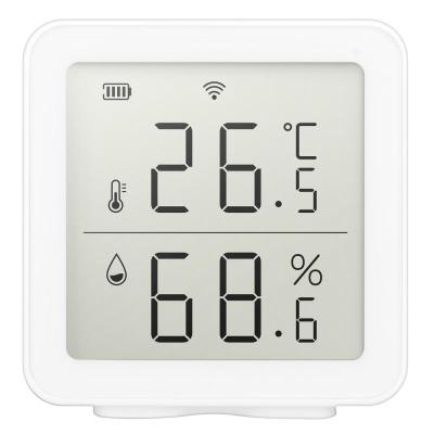 China Wifi Zigbee WiFi LCD Display Air Temperature Sensor DetectorWIFI Support Temperature and Humidity Sensor Alexa Google Home Smart Life for sale