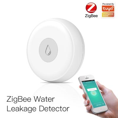 China ZigBee Flood Security Sensor ZigBee Smart Flood Overflow Detector Leak Alert Alarm System/App Zigbee-WS01 Remote Control Smart Life for sale