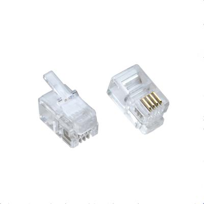 China Best Selling Telephone RJ9 Telephone Terminal Connector 4P4C Plug for sale