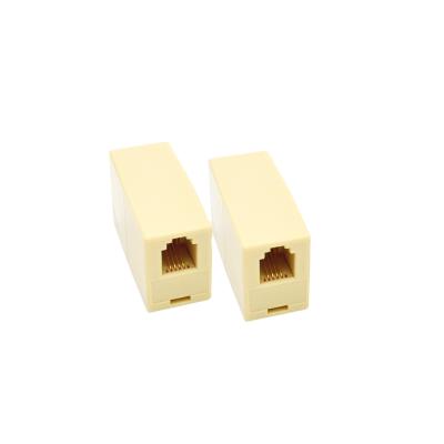 China Telephone Telephone Female To Female Inline 4P4C RJ9 Coupler for sale