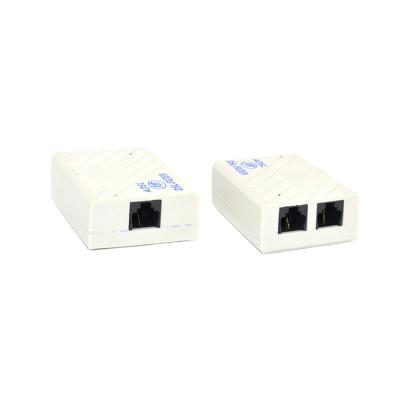 China ABS 1 To 2 Modem US ADSL Filter ADSL RJ11 6P2C Telephone Splitter for sale