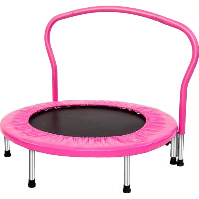 China Without Protective Net Kids Mini Trampoline With Sight And Handle Sturdy Fitness Indoor Trampoline 40inch The Mini for sale