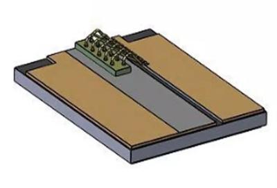 Cina Efficienza 1.0W/A del pendio di stampa laser del chip del diodo laser della corrente di soglia 0.5A in vendita