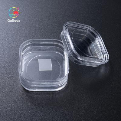 China ALN 10*10mm2 AlN Cristal único 400±50μM Grau S/P/R à venda