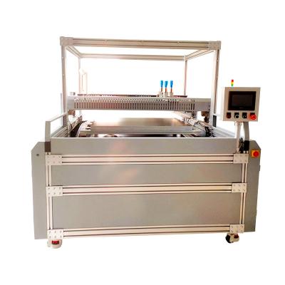 China Easy operation the squeegee of main pressure can be adjusted, the glue effect can be controlled, more humanized garment squeegee machine for sale