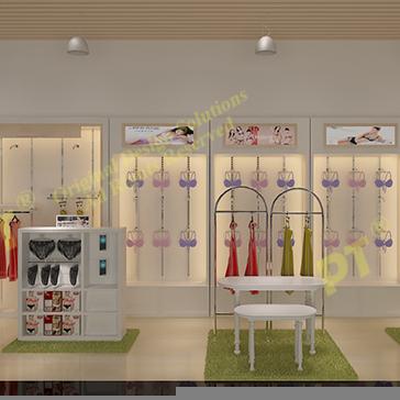 China Modern clothing store decor, underwear store interior design for sale