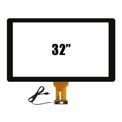 China Anti dust tv use USB interface pcap anti scratch. 32 inch transparent touch screen for LCD monitor for sale