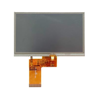 China Wide-Viewing Angle 480x272 Pixels 5 Inch TFT Display With Resistive Touch Screen 5