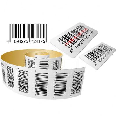 China Waterproof Color Barcode Label Price Paper Roll 4 6 2 1 Sticker Barcode Qr Sticker for sale