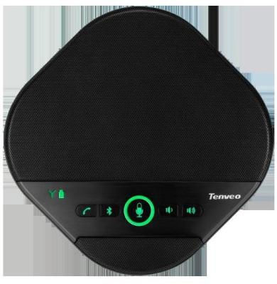 China Black Tenveo Bluetooth Conference Call Speaker For Softphone And Mobile Phone for sale