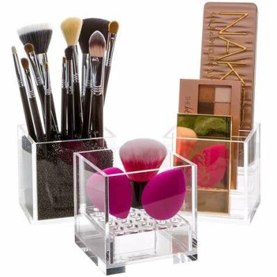 China Morden makeup brush case/acrylic holder brush case/acrylic brush set for sale