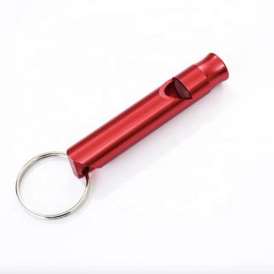 China Manufacturer Wholesale Metal Colorful Viable Stop Bark Training Dog Whistle for sale