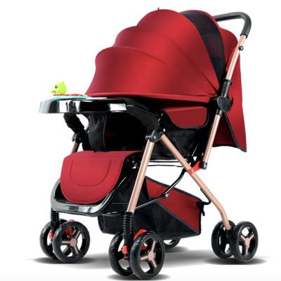 China Tops 2019 Landscape Baby Strollers Portable Multifunctional High End Luxury Lightweight Baby Stroller for sale