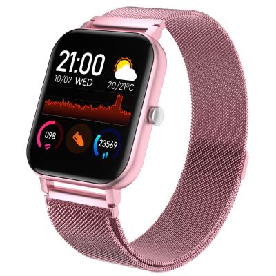 China IP67 Multi Touch Screen Sports GPS Motion Track Fitness Wristband Heart Rate Blood Smartwatch mc28 Smartwatch with Milan Mesh Steel Wrist Band for sale