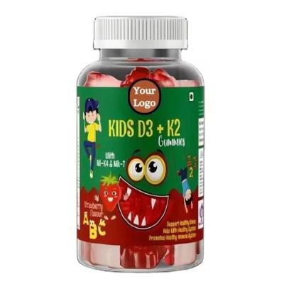 中国 Vitamin K2 D3 Gummies For Kids 6 Months Shelf-Life Promotes Growth And Bone Strength 販売のため