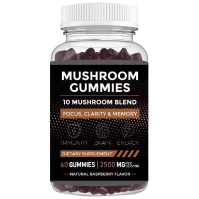 China Gummy Candy Lions Mane Reishi Mushroom Supplement For Teenagers' Memory Sleep zu verkaufen