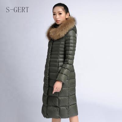 China Breathable Fur Hood Padded Winter Jacket Women' S Clothing Stripper Coat for sale