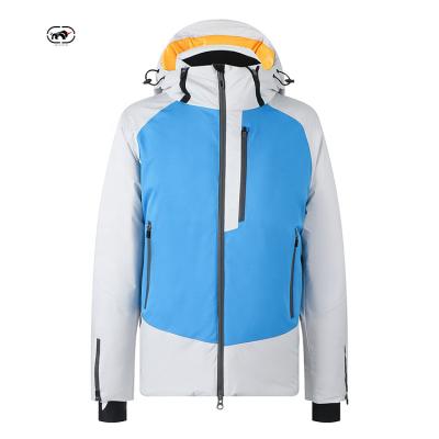 China Best Style Men's Professional Ski Resort Mountain Snow Jacket Custom Made Anti-UV Waterproof for sale