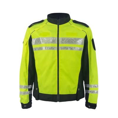 China OEM ODM Workwear Safety Water Proof High Visibility Reflective LED Reflective Custom Jacket Reflective Construction Jacket SNAP Customized Logo for sale