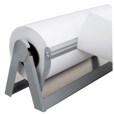 China Vertical/Horizontal/Wall Mounted Kraft Roll Display Butcher Paper Dispenser Wall Mount Kraft Paper Roll Dispenser JH-Mech for sale