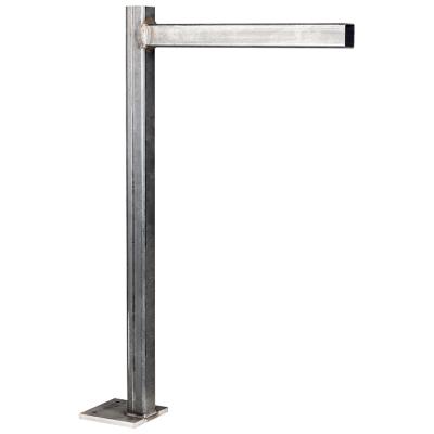 China Custom Machining Straight Bathroom Shelf JH-Mech Thicken Stainless Steel Metal Vanity Stamping Floating Bracket for sale