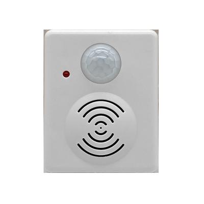 China Downloadable PIR USB Door Bell Voice Player Voice Emission Sensor Alarm Doorbell for Shop Supermarket for sale