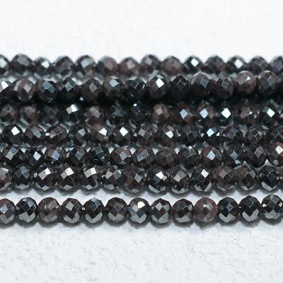 China Other Other Natural Hematite Faceted Round Beads 2.3mm for sale