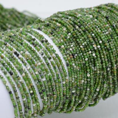 China Other Other Natural Diopside With Quartz Faceted Round Beads 2.5mm for sale