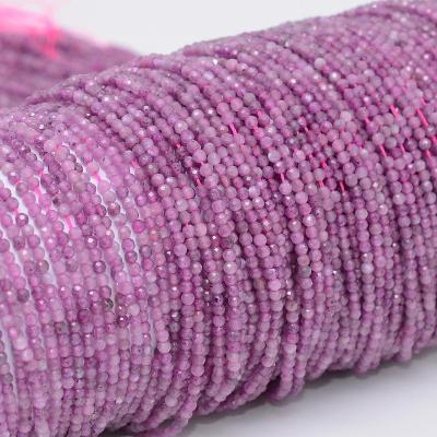 China Other Other Natural Star Flash Ruby Faceted Round Beads 2.2mm for sale