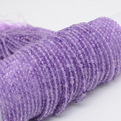 China Other Other Natural Lavender Amethyst Faceted Round Beads 4mm for sale