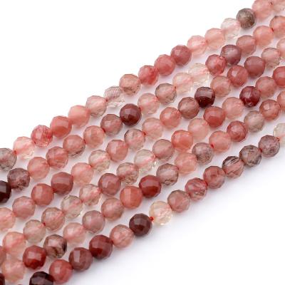 China Other Other Natural Andesine Faceted Round Beads 4.2mm for Bracelet DIY Jewelry Making for sale