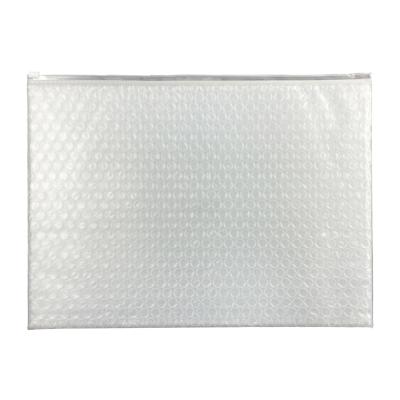 China Waterproof Frosted Bubble Bag Bubble Mailer Ziplock Bag Padded Bag With Ziplock for sale